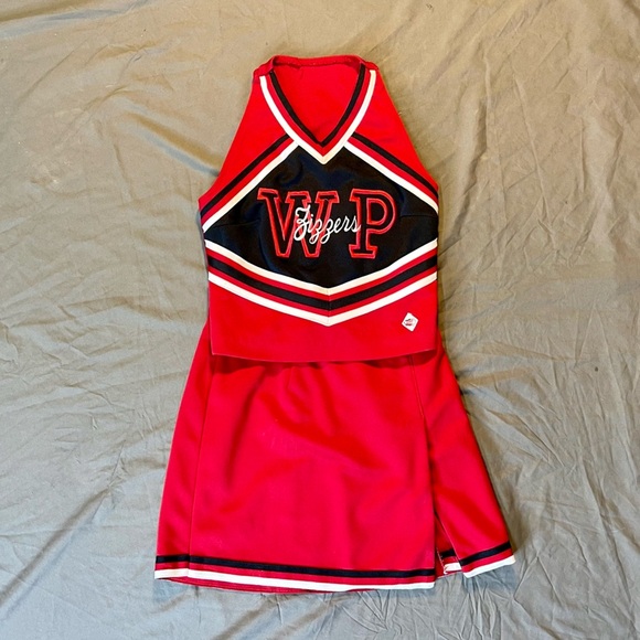 West Plains Zizzers Pro Cheerleading Uniform Cheerleader Costume Girls 14/16 - Picture 9 of 10